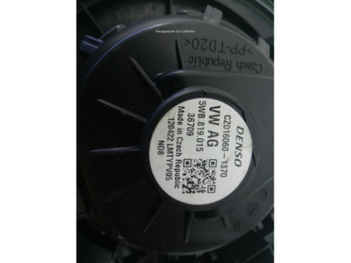 5WB819015 MOTOR CALEFACCION SKODA SUPERB III Ranchera familiar (3V5) |Desguaces La Cabaña