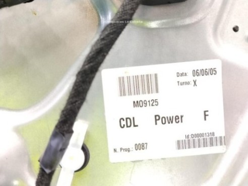 0000071740179 ELEVALUNAS PUERTA LAT TRA DER ALFA ROMEO 159 (939_)|Desguaces La Cabaña