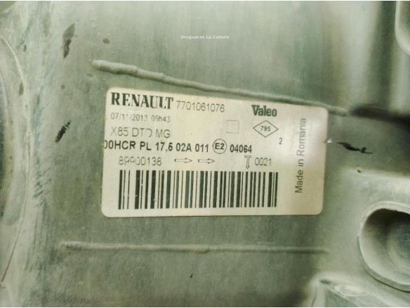 260100822R, 7701061076 FARO DERECHO RENAULT CLIO III (BR0/1, CR0/1)|Desguaces La Cabaña
