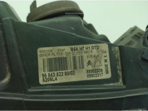 6206L4, 9684382280 FARO DERECHO CITROEN C4 I (LC_)|Desguaces La Cabaña