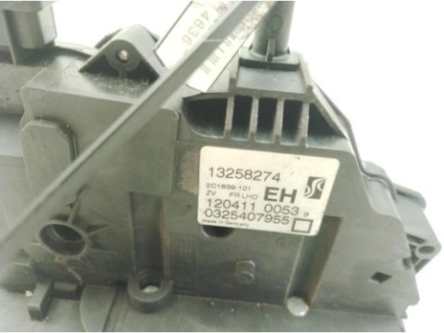 13258274 CERRADURA PUERTA LAT DEL DER OPEL CORSA D (S07)|Desguaces La Cabaña