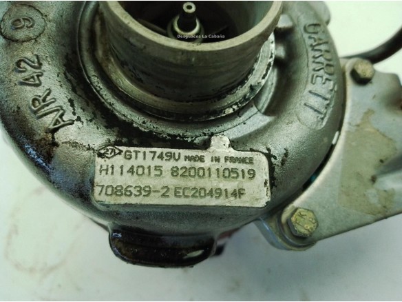 8200110519 TURBO RENAULT SCENIC II (JM0/1_)|Desguaces La Cabaña