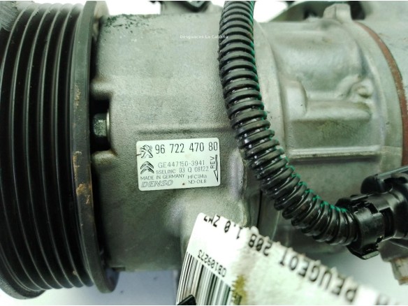 9822184980 COMPRESOR AA PEUGEOT 208|Desguaces La Cabaña