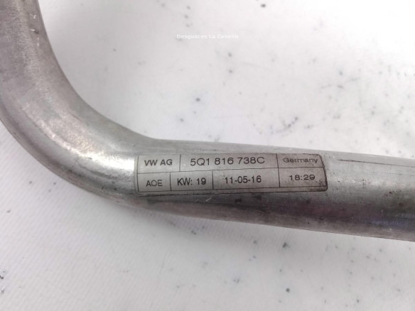 5Q0820743 TUBO AA DE EVAPORADOR A COMPRESOR VW PASSAT (3G2) |Desguaces La Cabaña