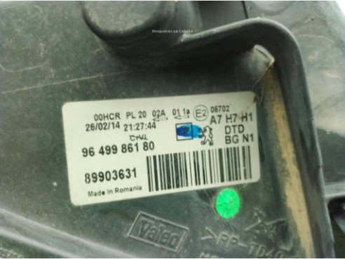 620695, 9649986180 FARO DERECHO PEUGEOT 207 (WA_, WC_)|Desguaces La Cabaña