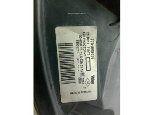 260602103R FARO IZQUIERDO RENAULT KANGOO (KC0/1_)|Desguaces La Cabaña