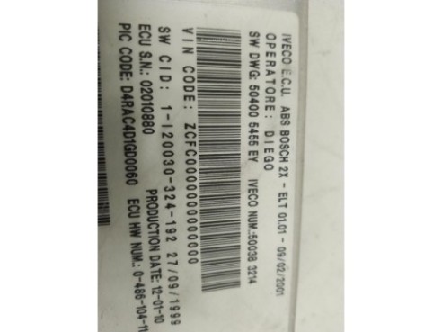 504005455 500383214 MODULO ELECTRONICO IVECO EuroCargo|Desguaces La Cabaña