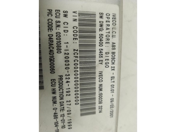 504005455 500383214 MODULO ELECTRONICO IVECO EuroCargo|Desguaces La Cabaña