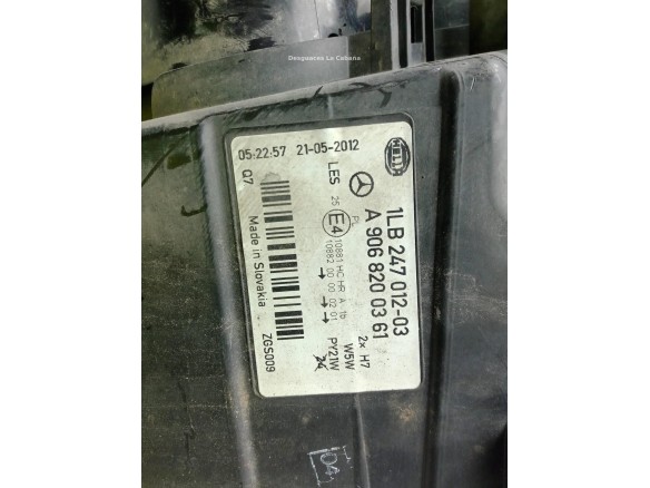 A9068200361 FARO IZQUIERDO MERCEDES BENZ SPRINTER 3,5-t Autobús (906)|Desguaces La Cabaña