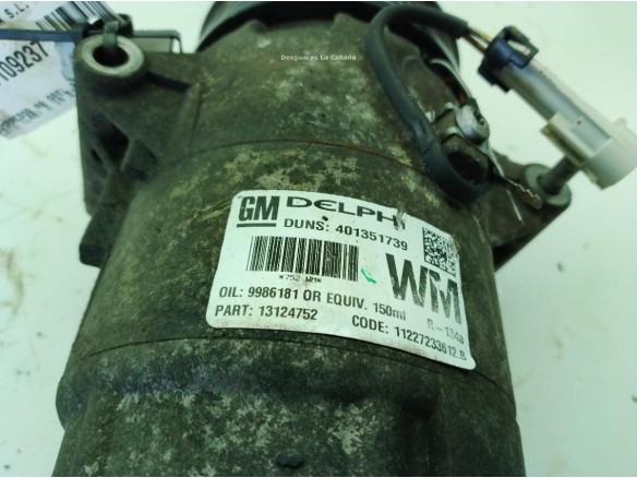 93168623 COMPRESOR AA OPEL ASTRA H (A04)|Desguaces La Cabaña