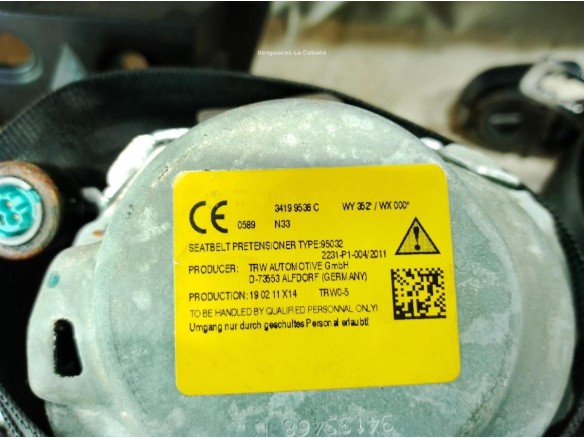  34220622A KIT AIRBAGS + SALPICADERO + CINTURONES O ANCLAJE + CENTRALIT FORD FIESTA VII|Desguaces La Cabaña