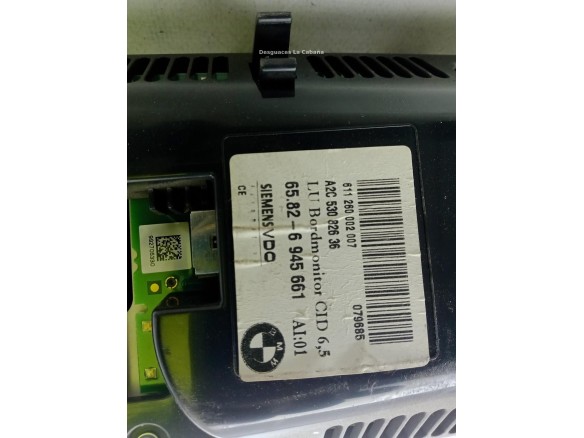 65829193758 PANTALLA MULTIMEDIA BMW 5 (E60)|Desguaces La Cabaña