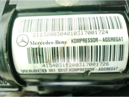 A2113200304 COMPRESOR NEUMATICO SUSPENSION MERCEDES BENZ CLASE E (W211)|Desguaces La Cabaña