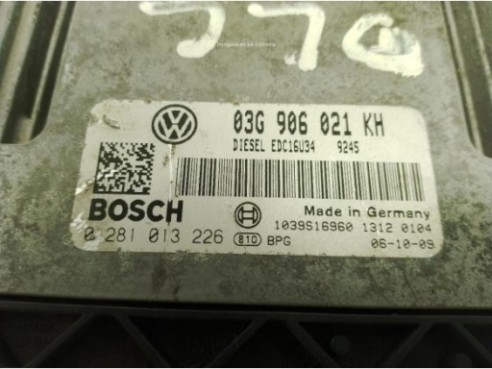 03G906021, CENTRALITA MOTOR VW GOLF V (1K1)|Desguaces La Cabaña