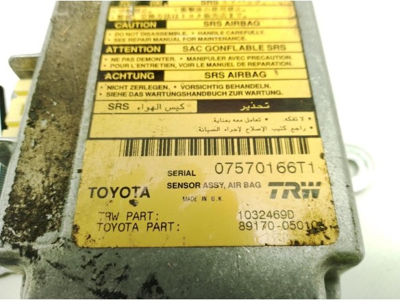 89170050100, CENTRALITA AIRBAG TOYOTA CARINA E (_T19_)|Desguaces La Cabaña