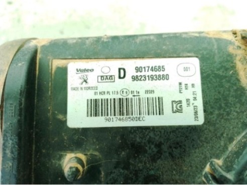 9823193880 FARO DERECHO PEUGEOT 208 II (UB_, UP_, UW_)|Desguaces La Cabaña