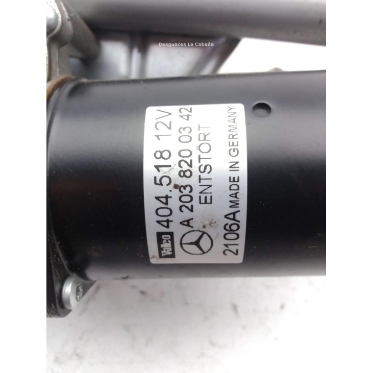 A2038200342 MOTOR LIMPIAPARABRISAS DEL MERCEDES BENZ CLK (C209) |Desguaces La Cabaña