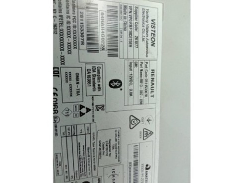 281153307R PANTALLA MULTIMEDIA RENAULT CLIO IV (BH_)|Desguaces La Cabaña