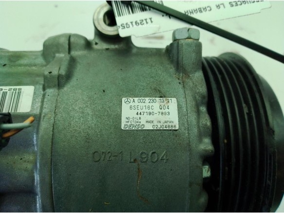 A0022304711 COMPRESOR AA MERCEDES BENZ CLASE B (W245)|Desguaces La Cabaña