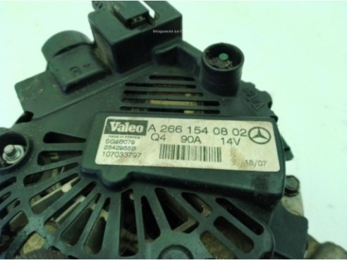 A2661541202 ALTERNADOR MERCEDES BENZ CLASE B (W245)|Desguaces La Cabaña