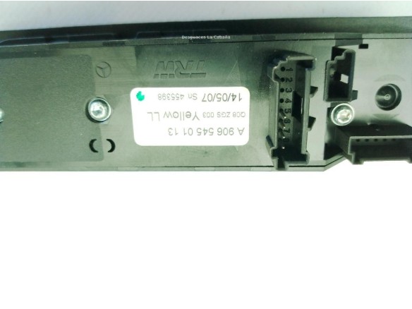 A9065450113 MANDO ELEVALUNAS PUERTA LAT DEL IZQ MERCEDES BENZ SPRINTER 3,5-t Furgón (906)|Desguaces La Cabaña