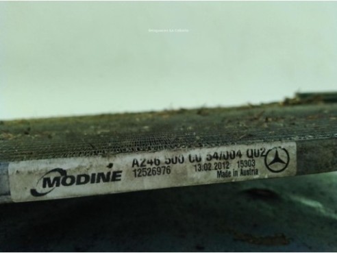 A2465000254 RADIADOR AIRE ACONDICIONADO MERCEDES BENZ CLASE B (W246, W242)|Desguaces La Cabaña