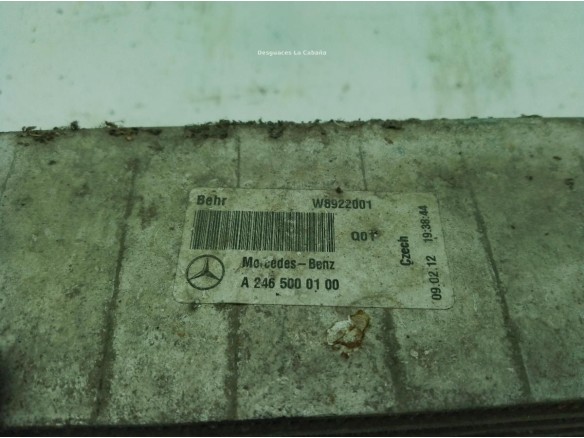 A2465000100 INTERCOOLER MERCEDES BENZ CLASE B (W246, W242)|Desguaces La Cabaña