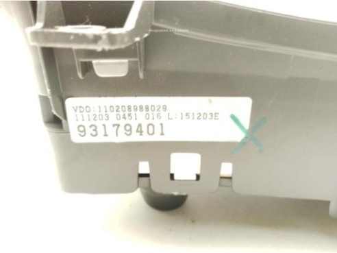 93179401, CUADRO INSTRUMENTOS OPEL CORSA C (X01)|Desguaces La Cabaña