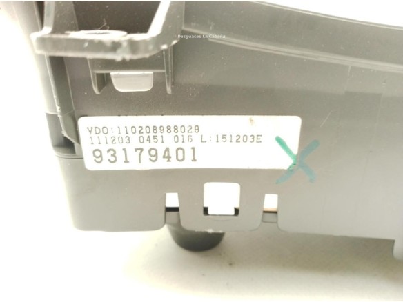 93179401, CUADRO INSTRUMENTOS OPEL CORSA C (X01)|Desguaces La Cabaña