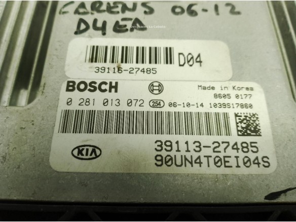 3911327485 CENTRALITA MOTOR KIA CARENS III Limusina (UN)|Desguaces La Cabaña