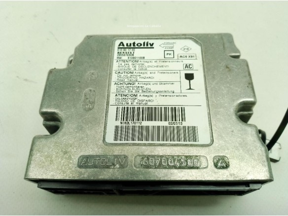 285587630R, CENTRALITA AIRBAG RENAULT LAGUNA III (BT0/1)|Desguaces La Cabaña