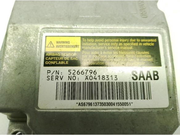 5266796, CENTRALITA AIRBAG SAAB 9-5 (YS3E)|Desguaces La Cabaña