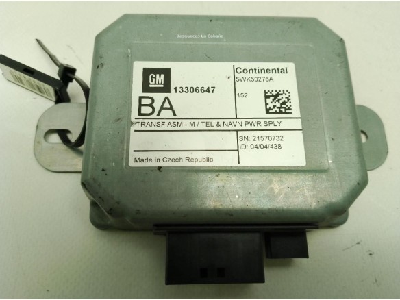 13306647, CENTRALITA AIRBAG OPEL CORSA D (S07)|Desguaces La Cabaña