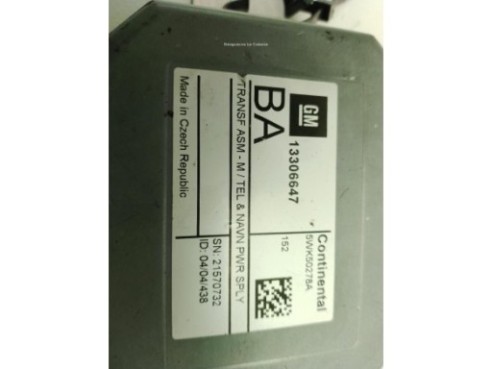 13306647, CENTRALITA AIRBAG OPEL CORSA D (S07)|Desguaces La Cabaña