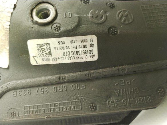 ESPEJO IZQ VW POLO (6R1, 6C1)|Desguaces La Cabaña