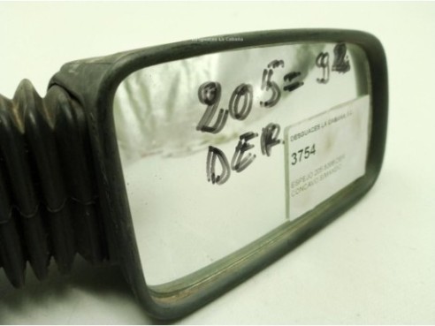 ESPEJO DER PEUGEOT 205 I (741A/C)|Desguaces La Cabaña