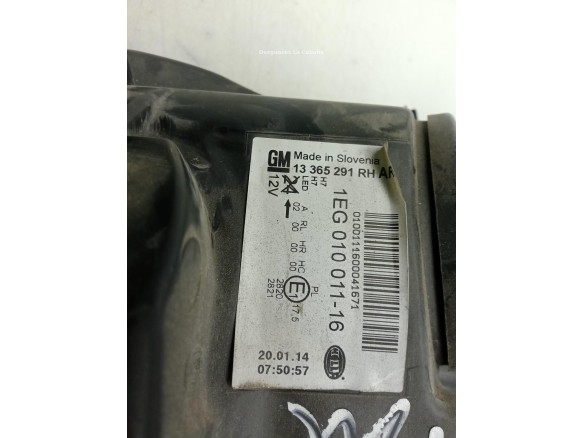 FARO DERECHO OPEL ASTRA J (P10)|Desguaces La Cabaña