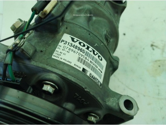 P31348965 COMPRESOR AA VOLVO V40 Fastback (525, 526)|Desguaces La Cabaña