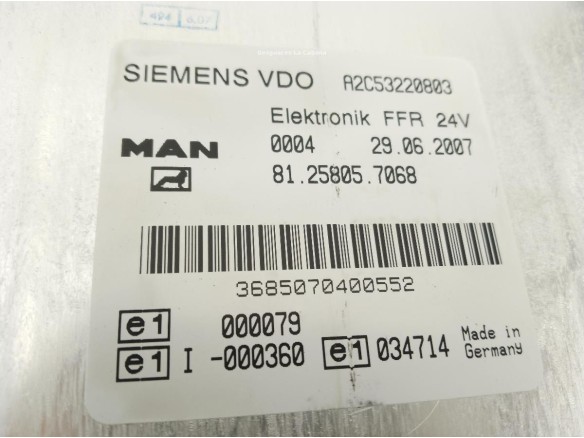 81258057068 MODULO ELECTRONICO MAN TGA|Desguaces La Cabaña