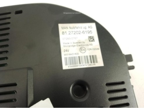 81272026195 CUADRO INSTRUMENTOS MAN TGA|Desguaces La Cabaña