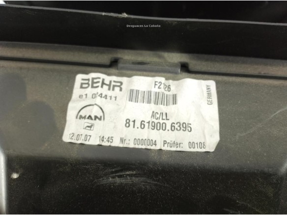 81619006395 CONJUNTO CALEFACCION MAN TGA|Desguaces La Cabaña