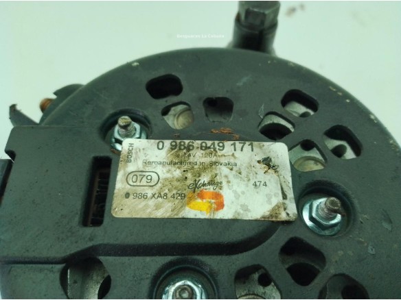 0986049171 ALTERNADOR MAZDA 3 Sedán (BK)|Desguaces La Cabaña