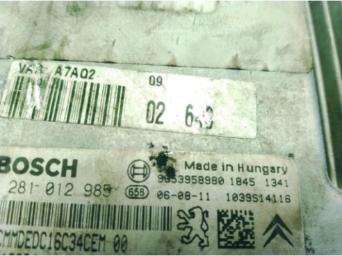 1942KV, 9653958980 CENTRALITA MOTOR PEUGEOT 207 (WA_, WC_)|Desguaces La Cabaña