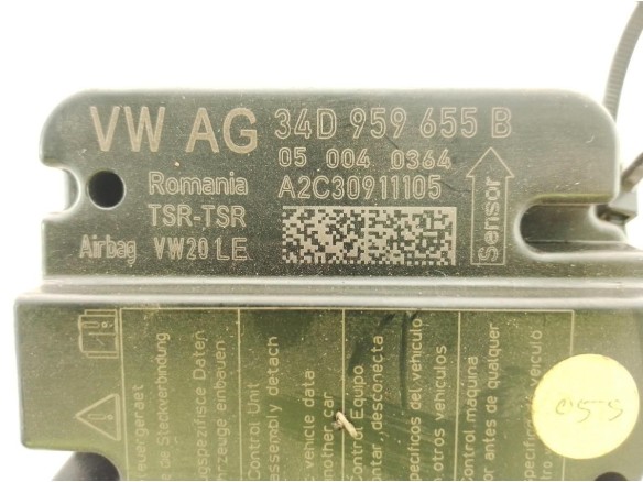 34D959655B CENTRALITA AIRBAG SEAT TOLEDO IV (KG3)|Desguaces La Cabaña