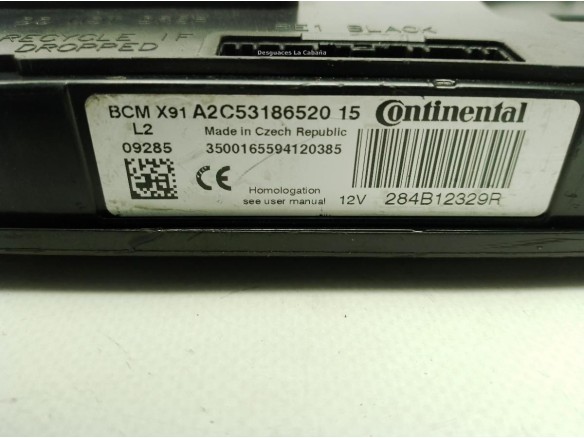 284B12329R, CAJA FUSIBLES EXTERIOR (BSM) RENAULT LAGUNA III (BT0/1)|Desguaces La Cabaña