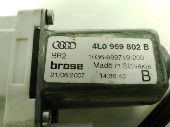 ELEVALUNAS PUERTA LAT DEL DER AUDI Q7 Van (4LB)|Desguaces La Cabaña