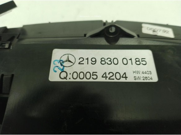 A2198300185 MANDO CLIMA MERCEDES BENZ CLS (C219)|Desguaces La Cabaña