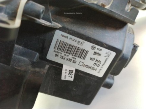 9678393080 FARO DERECHO PEUGEOT 508|Desguaces La Cabaña