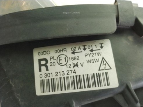 620692, 0301213274 FARO DERECHO PEUGEOT 407 SW (6E_)|Desguaces La Cabaña