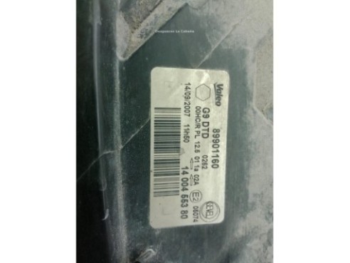 0001400455380 FARO DERECHO FIAT SCUDO (270_, 272_)|Desguaces La Cabaña